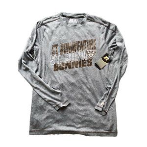 St. Bonaventure Long Sleeve Men's Tee (M) Russell Athletic NWT